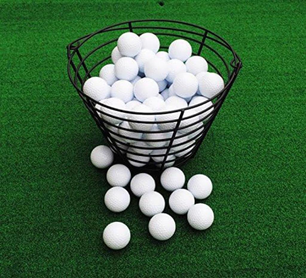 Обычный гольф тренировочный гольф белый гольф гладкий яркий комфорт мячи, мячи, мячи, поверхность, цвета, "100 комплектов" [предмет]