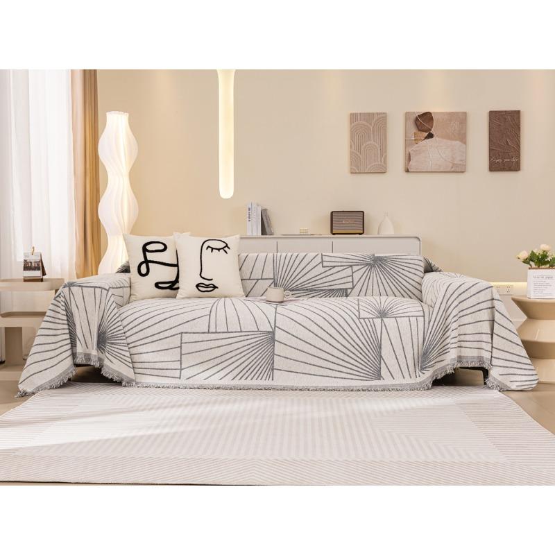 Chenille Sofa Cushion Full Covered Cloth Four Seasons Universal Non-Slip Sofa Cover New Anti-Scratching Cloth Cover Blanket