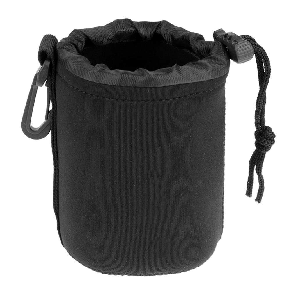 1pcs Camera Lens Bag Photography Lens Pouch Neoprene Waterproof Backpack Drawstring Protector Case for Most Digital SLR Camera
