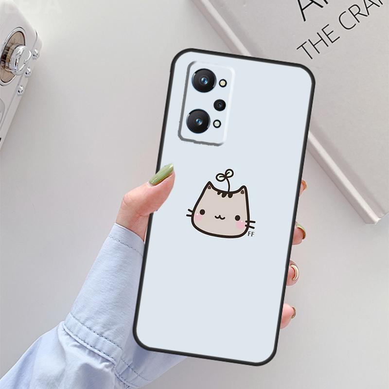 Милый Кавайный Кот Для Realme GT Neo 3 2 8 9 Pro Plus 9i 8i Master Case Для OnePlus 10 Pro 9 9R Nord2 Чехол