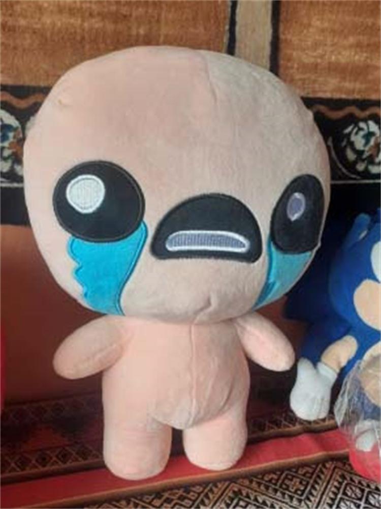 1pcs Game The Binding of Isaac Plush Toy Afterbirth Rebirth Cartoon Cute ISAAC Stuffed Doll Sleeping Pillow Cosplay Fans Gifts