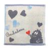 Marushin Mini Barbapapa Heartful Moja Character Organic Antibacterial and Odor Perfect Gift for 5525004400 Towel, Handkerchief, Design, 100% Cotton,