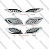 Exterior Left Right Side Body Fender Air Inlet Grille Trim For Maserati Ghibli Levante Quattropor 2014-2022