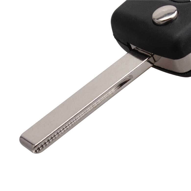 433 МГц, 2 кнопки, сменный дистанционный ключ от автомобиля с чипом, брелок-передатчик, кликер, сигнализация, подходит для Peugeot 2004-2008, ключ