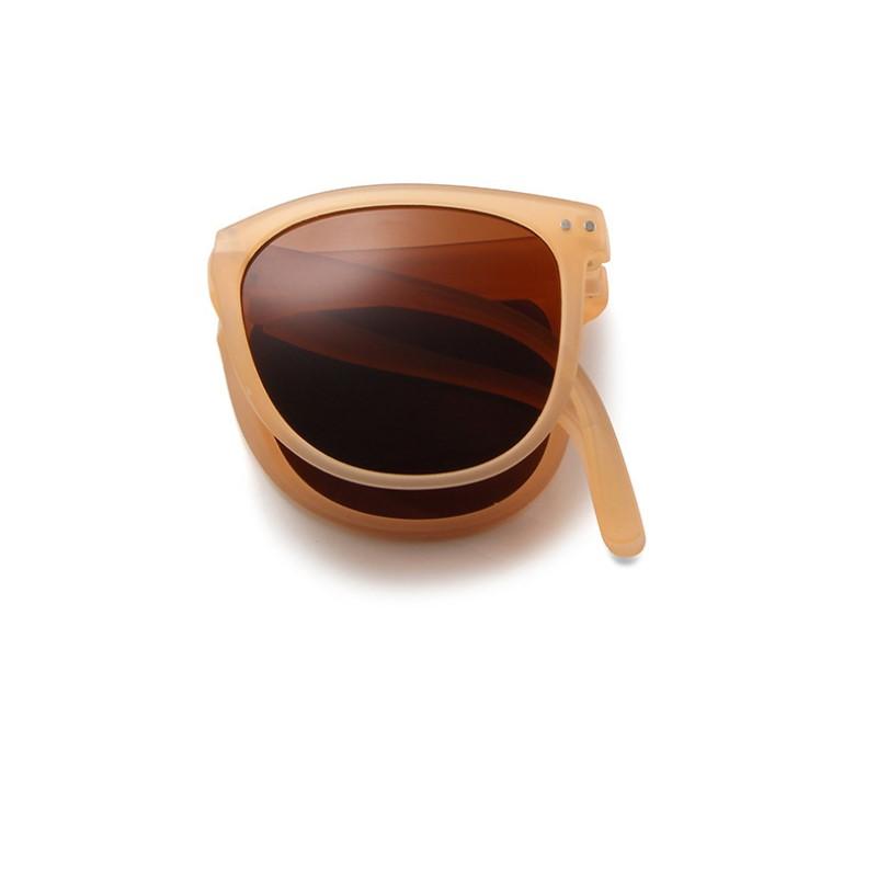 Folded Polarized Sunglasses New Women Fashion Light Sunglasses Small Frame Round Driving Retro Outdoor Glasses UV400