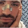 2023 New HipHop Punk Design Band-aid Decorative Nose Clip For Woman Girl Men Party Tourism Nightclub Jewelry Accessories