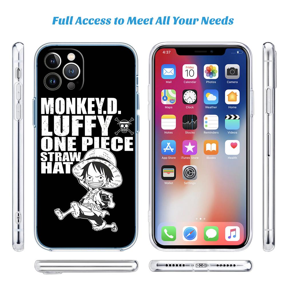 One Piece Anime Transparent Phone Case for Motorola Moto G40 G04 G05 One Ace Action Fusion + Plus Hyper Macro Vision Zoom
