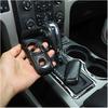 2009-2014 Ford F150 Carbon Fiber Gear Shifter Head Trim Cover for Ford F150 Console Decal | Painted | Front | Durable | 1 Year Manufacturer Warranty