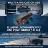 23A RV Mini Diaphragm Pump DC 12V 24V Self Priming Water Pump RV Fresh Water Pressure Pump On Demand