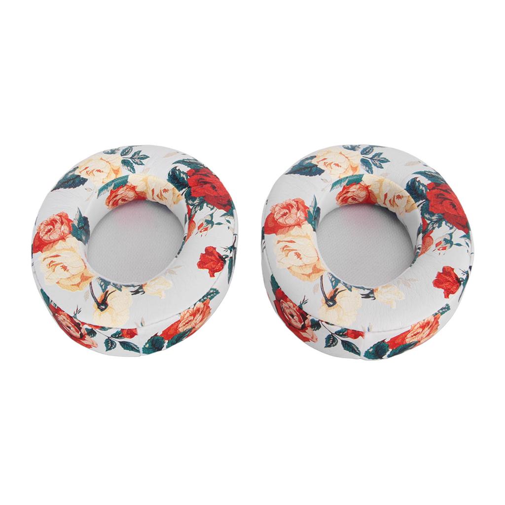 Replacement Ear Cushions Professional Soft Protein Leather Soundproof Memory Foam Print Ear Pads for Studio 2 Studio 3