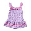 One Seashell Ruffled 140cm [Arisana] Kids' Swimsuit, Girls, Piece, Children's Swimwear, Pattern, Dress, Lavender,