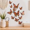 24Pcs Butterfly Sticker Three-dimensional Wall Sticker Exquisite Butterfly Decal for Home Decorations