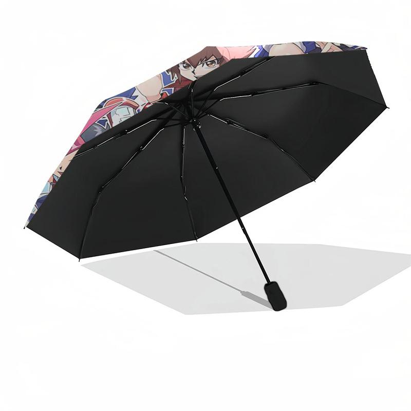 1pc Digimon Outdoor Umbrella - Automatic Opening/Closing, Portable 3-Fold Design with Metal Frame - Perfect Gift for Fans, Travelers, Daily Use.C093