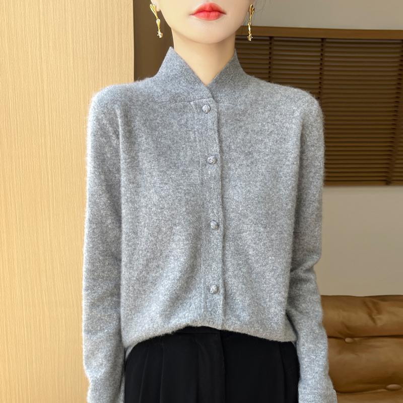 Женский кашемировый свитер Qinghe кашемир 30% кашемир 70% шерсть осенне-зимний кашемировый пуловер мягкий и теплый