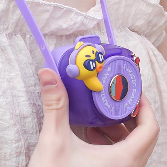Small Fan Cartoon Duck Rabbit Bear Element Camera Design Hanger Fan Multi-Speed Wind Adjustment Low-Noise Motor Cooling