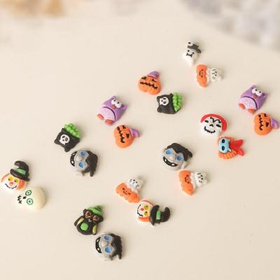Декор для ногтей Смола Хэллоуин Шармы для ногтей DIY УФ Гель Дизайн Украшения