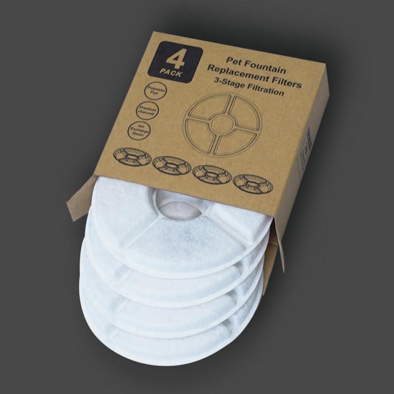 Replacement Activated Carbon Filter For Cat Water Drinking Fountain Filters
