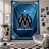 Olympique Lyonnais FC Wall Tapestry Home Decor Wall Hanging Cloth for Bedroom Living Room Background