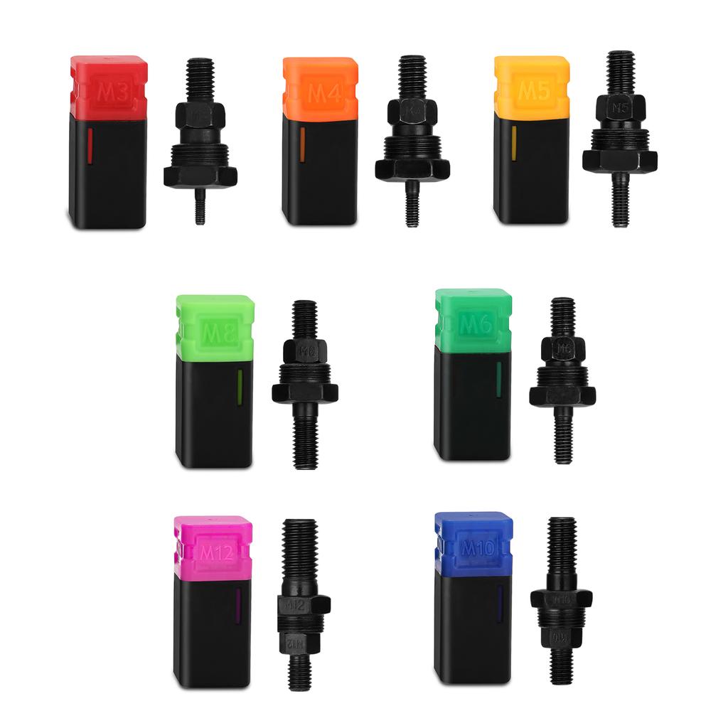 Аксессуар для заклепочника, резьбовая оправка, заклепка, гайка, адаптер для инструмента, тяговый стержень, замена заклепочника