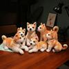 Милая мягкая игрушка Акита-ину Kawaii Shiba Inu, плюшевая игрушка-животное, имитация трубы, кукла для собак, детский комфортный сон, кукла, подарок на день рождения для девочки
