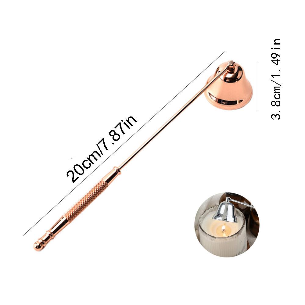 Нержавеющая сталь фитиль свечи гаситель свечей DIY уход за свечами аксессуар крышка колокольчика ручная работа украшения нескользящая ручка гаситель свечей декор подарки