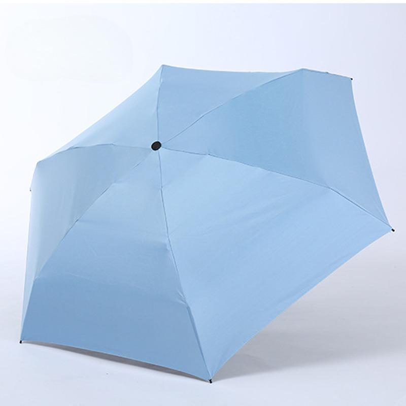 1pc Mini Pocket Umbrella for Sun Protection and Rain Blocking, Uv Resistant, Foldable and Portable for School, Office, Household, Travel