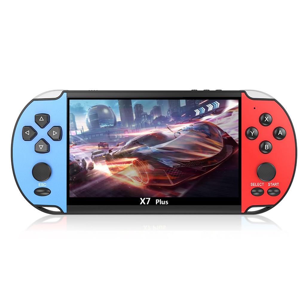 X7/x12 Plus Handheld Game Console In 10,000 Classic Free Games 4.3/5.1/7.1 Inch Hd Screen Handheld Portable Audio Video Player