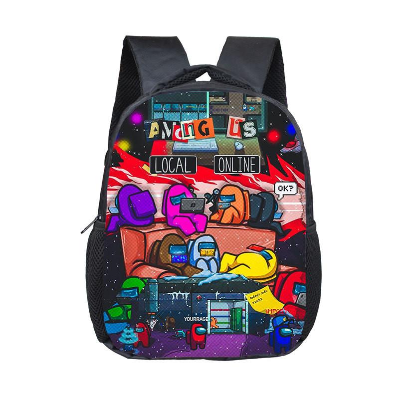 Students Backpack Spaceman Schoolbag Travel Bag Bookbag Shoulderbag