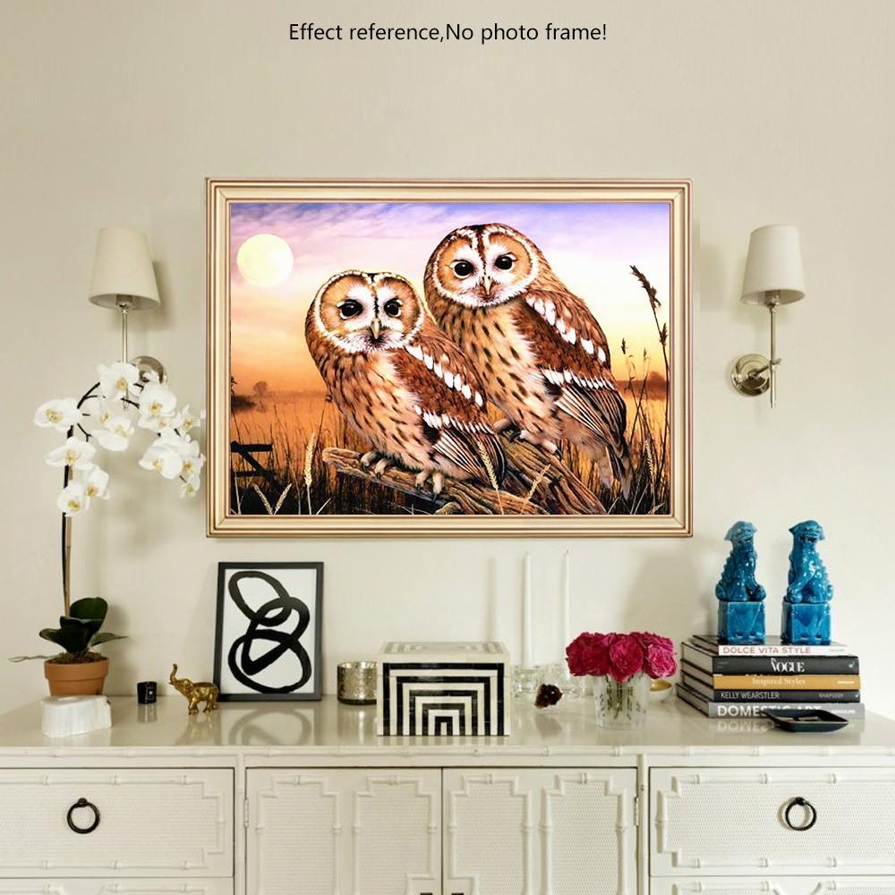 5D Алмазная картина Животное Сова Полная круглая вышивка Распродажа Картина Горный хрусталь Алмаз