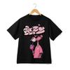 Pink Panther Holding Drinks Cool Graffiti T-Shirt - Casual Streetwear Tee