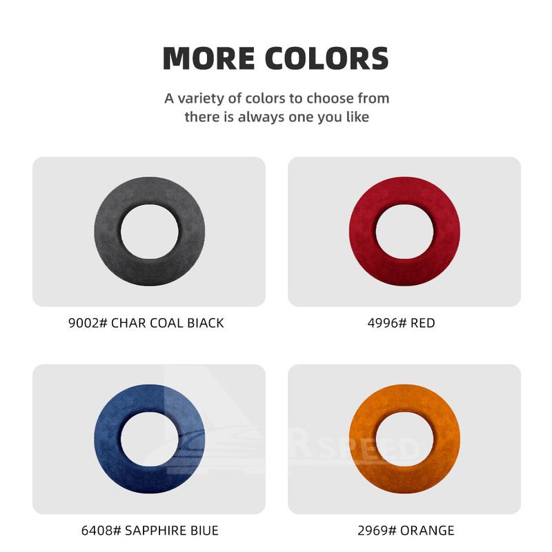 Italy Super Suede Steering Wheel Horn Cover For Mercedes Benz C E S class W206 S206 W213 W223 GLS X167 EQS EQE GT