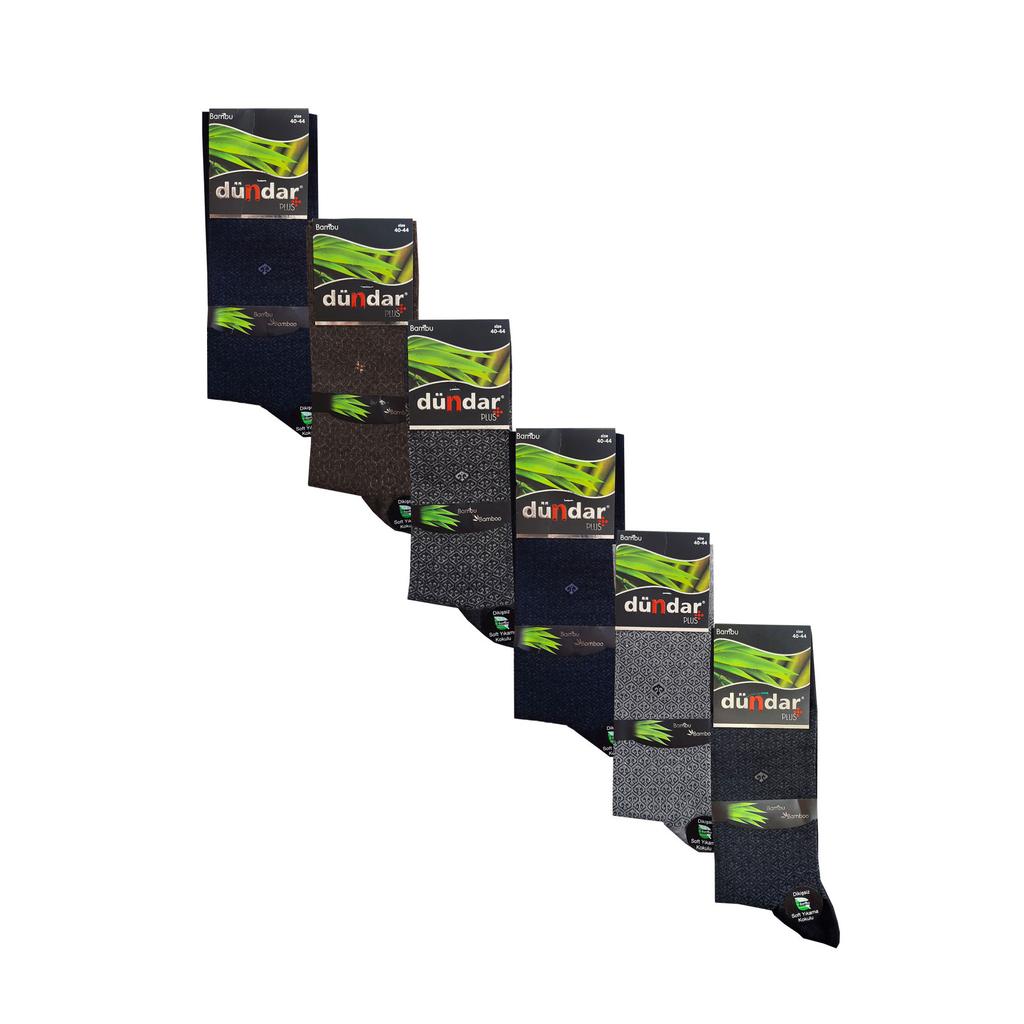 Мужские бамбуковые носки Dundar 6 Мягкие длинные носки Asorti