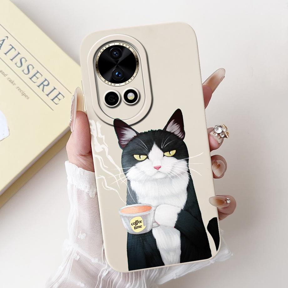 For Huawei nova 12 / Nova 12 Pro 12 Ultra Phone Case NOVA 12s 12 SE Cute Soft Liquid Silicone Shockproof Bumper Cover Soft Funda