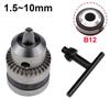 B12 1,5-10 мм Зажим для сверла Ручка Зажим для сверла DIY Ручная электрическая дрель Запчасти для инструментов