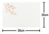 Daikoku Kogyo Table Cherry Blossom 26 x 38 100 Paper "Commercial Use" Mats, Design, cm, Sheets, High-Quality