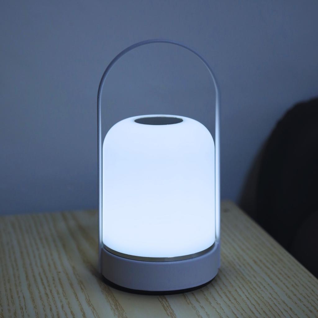 Portable USB Charging Night Light Tri Color Dimming Lamp for Restaurants Bedrooms Bars Outdoor Camping