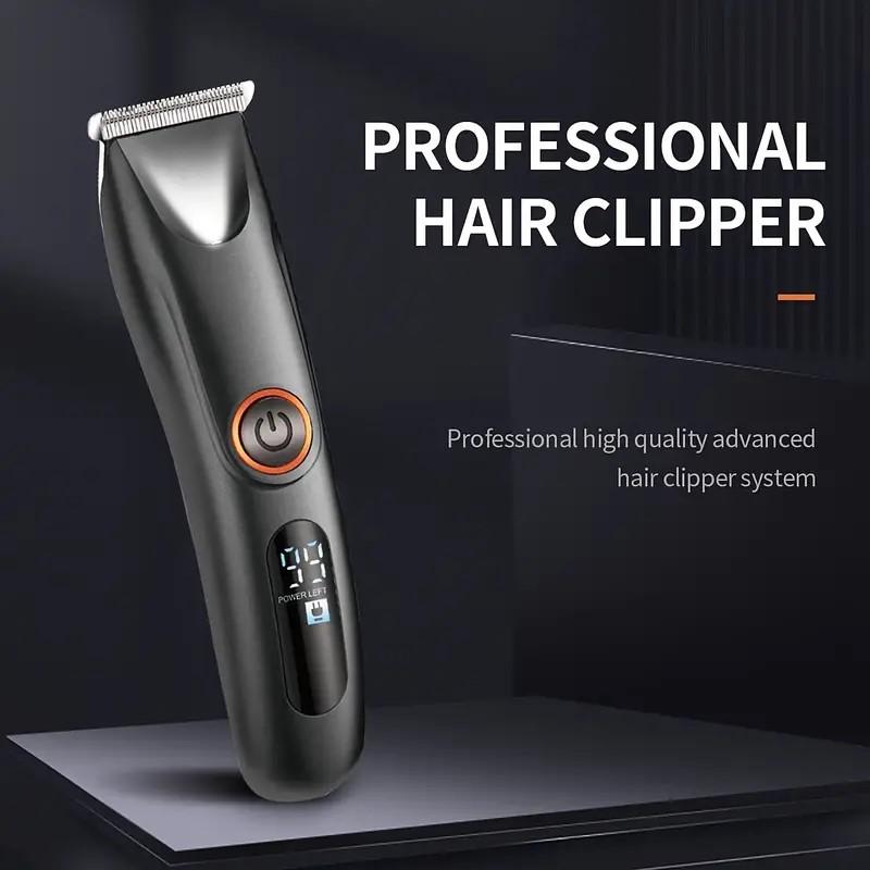 Машинка для стрижки волос, беспроводной триммер для бороды, бритва, электрический триммер с Т-образным лезвием, набор для ухода за волосами, бритва, набор для стрижки волос с нулевым зазором и насадками-направляющими