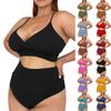 Модный женский сексуальный темпераментный пляжный костюм с открытой спиной, сплит-бикини, купальник
