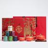 Auspicious Ceramic Chinese Tea Set Gift Box