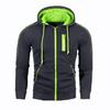 New Men's Casual Cardigan Hooded Sweatshirt Men's Jacket