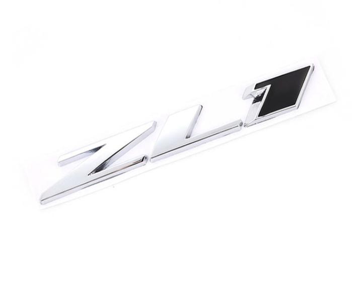 ZL1 Metal Car Sticker Emblem Badge Trunk Decals for C-hevro/let Camaro ZL1 Colorado Z71 OFF ROAD 4X4 SIERRA GMC Suburban Stickers