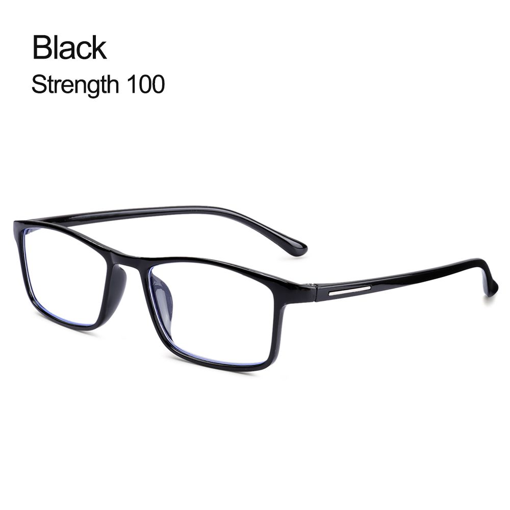 Классические черные портативные очки для защиты глаз в ультралегкой оправе с защитой от синего света