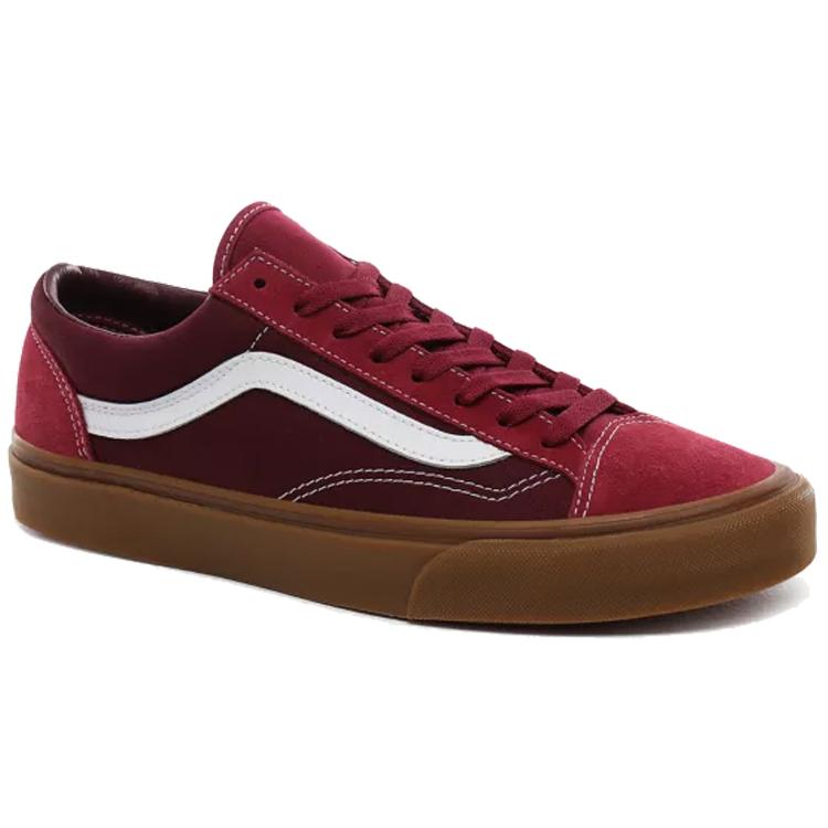 Стиль 36 Vans 'Свекольно-красный с gum' VN0A3DZ3T65