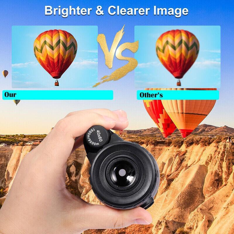 Монокулярный бинокль, Монокулярный бинокль HD Vision с дальним зумом со штативом или без него Портативный компактный бинокль для наблюдения за птицами