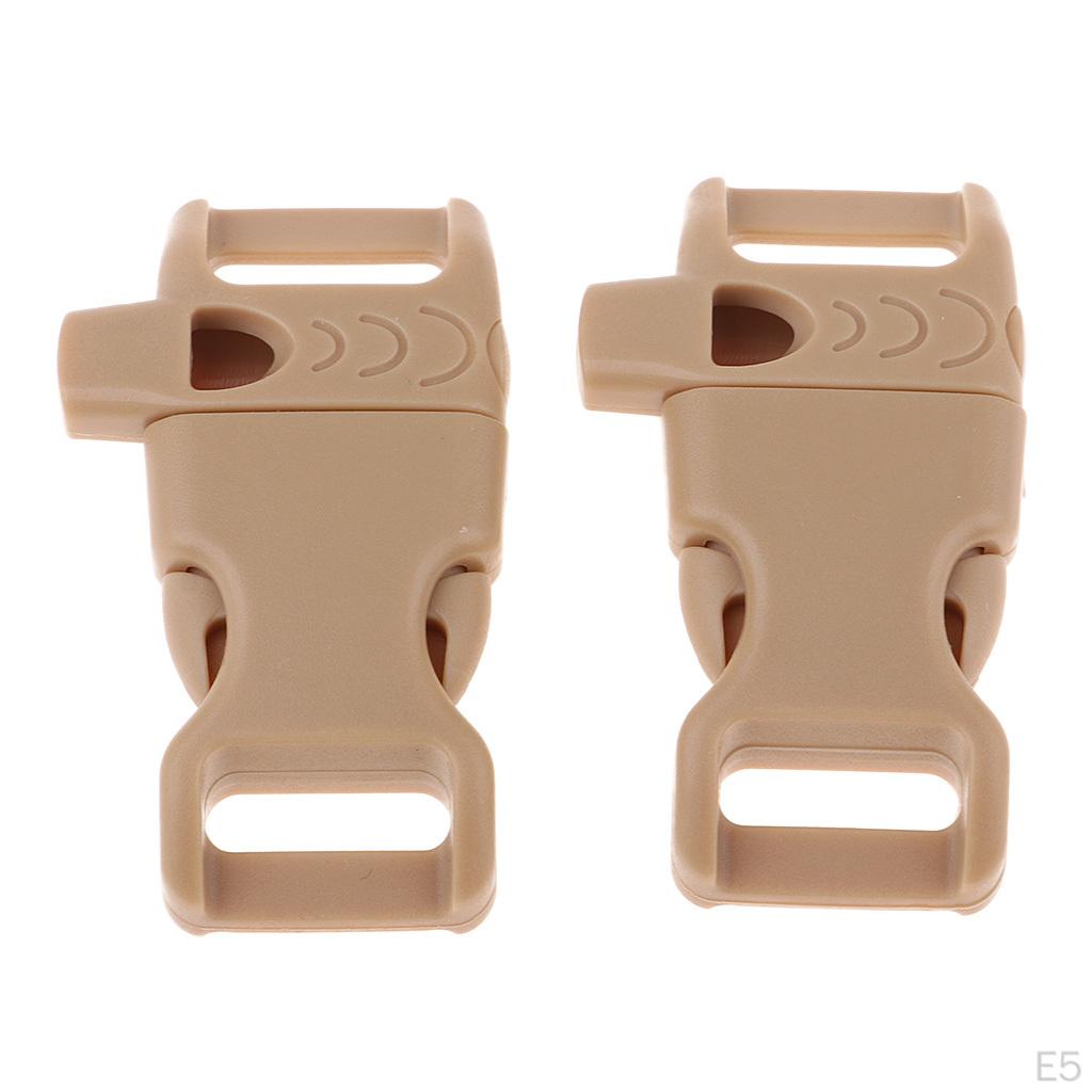 10 спасательных пряжек для походных браслетов из паракорда