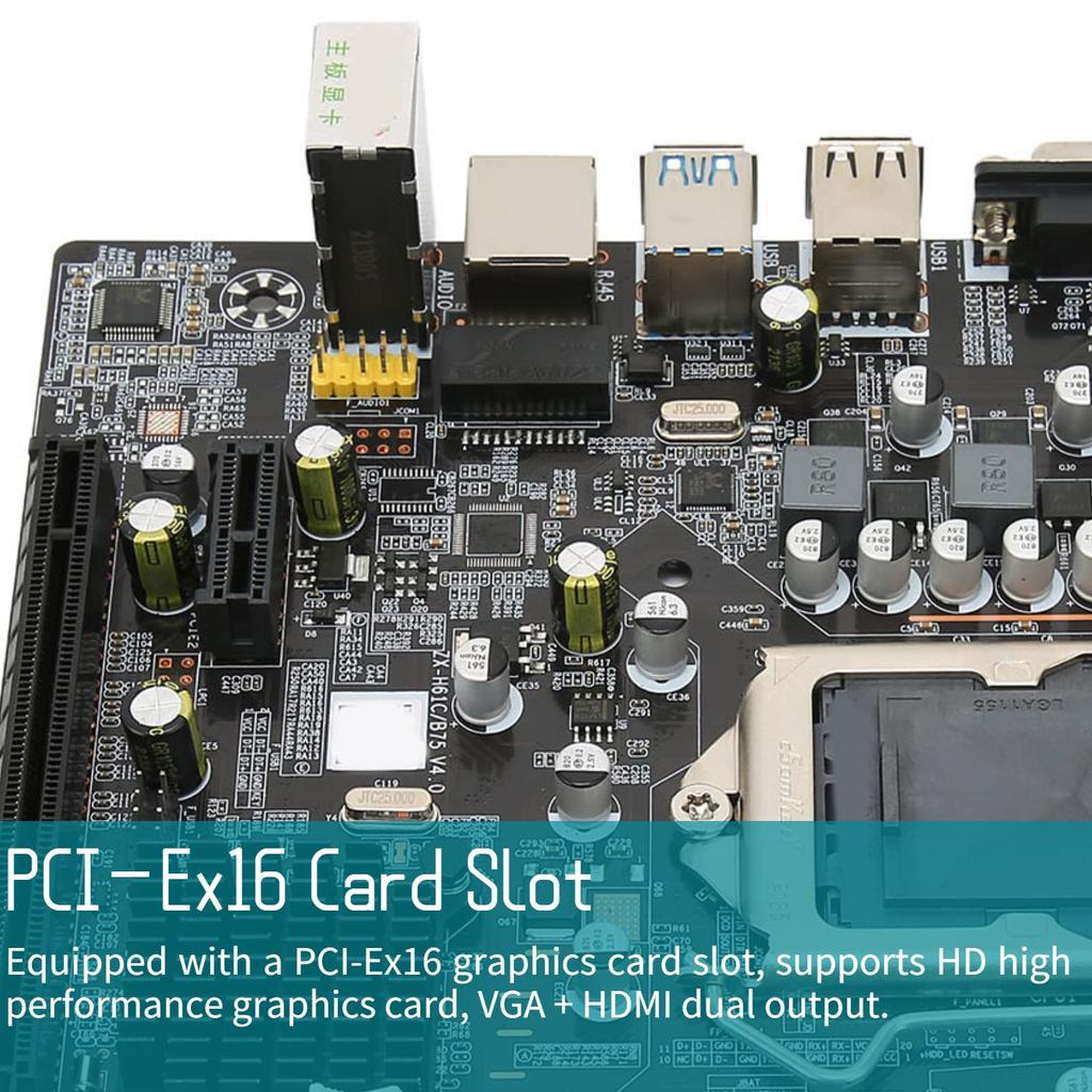 LGA 1155 Motherboard for B75 Desktop Computer Mainboard USB SATA DDR3 Memory Manboard 3.0