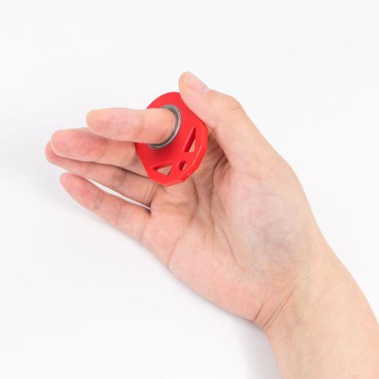 Брелок-спиннер на палец, прочный, для снятия стресса, тревожности, портативный, для путешествий, для детей, подростков, взрослых, EDC, мини-игрушка с металлическим кольцом, подарок на день рождения