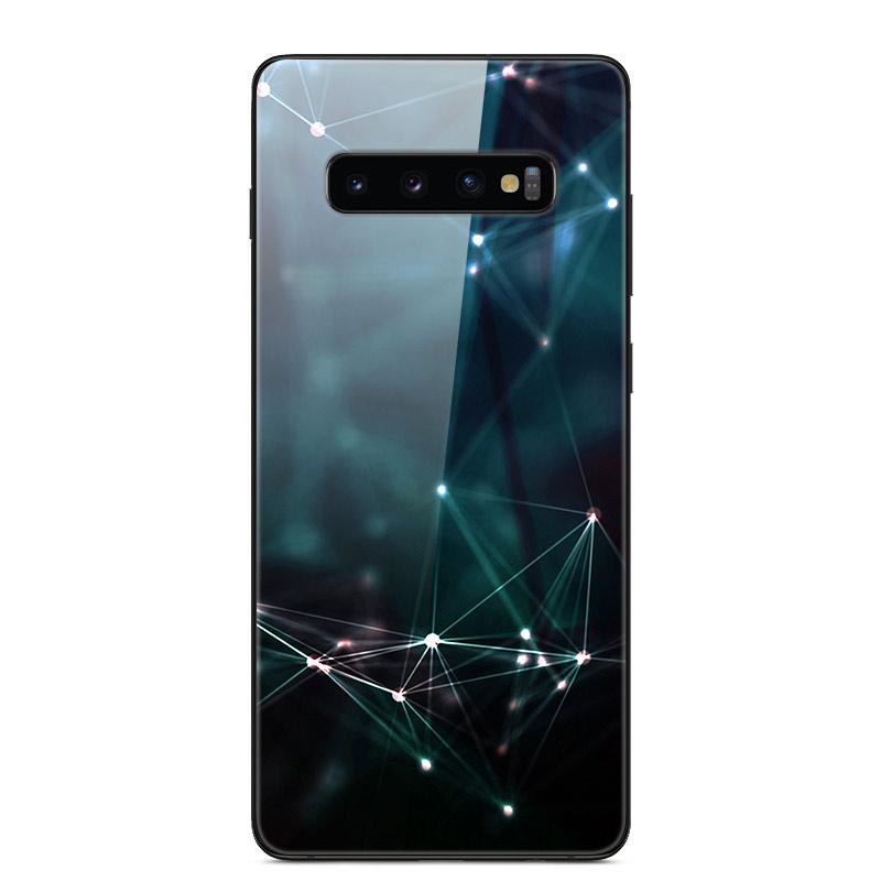 Для Samsung S10 Plus Чехол Закаленное Стекло Жесткая Задняя Крышка Телефона coque Для Samsung Galaxy S10E S 10 5G S10plus бампер чехлы capa