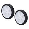 2Pcs Air Compressor Wheel Set 6in Plastic Rubber Air Compressor Caster for Replacement