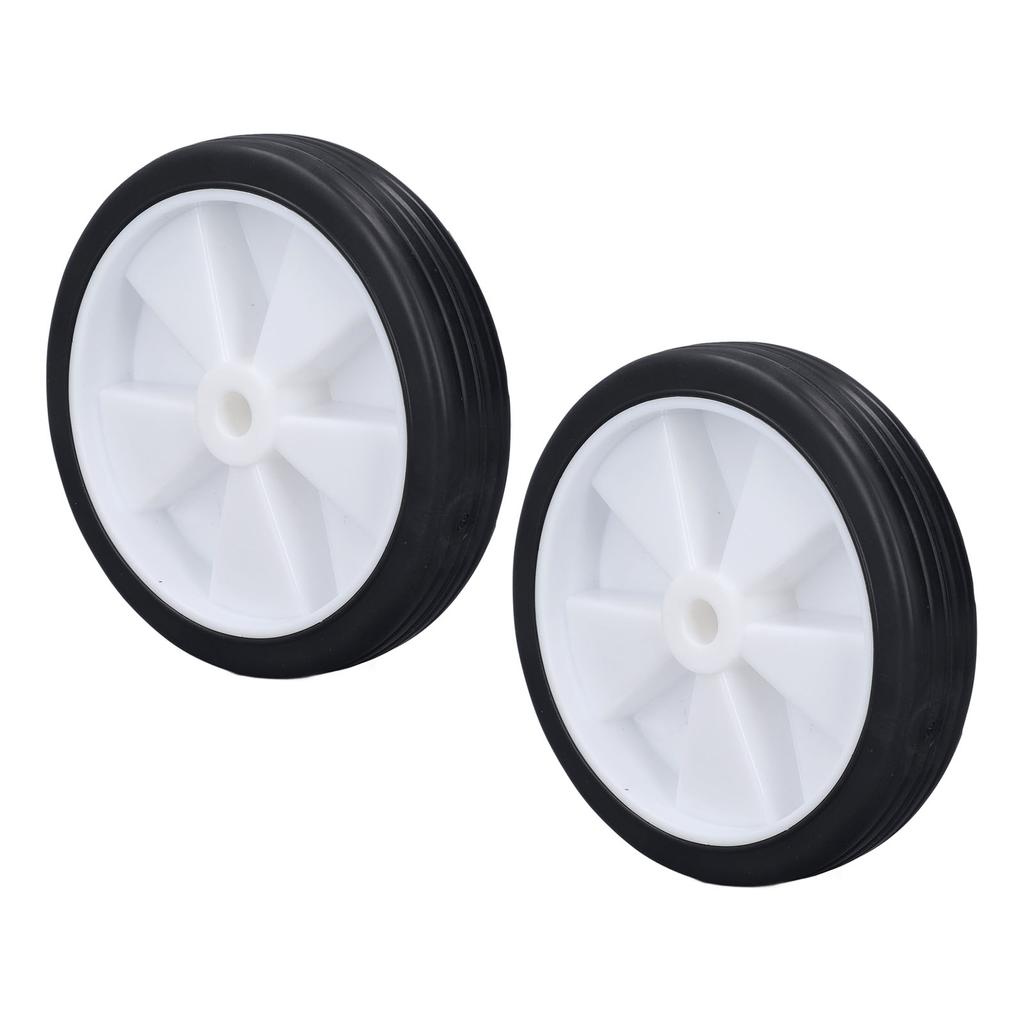 2Pcs Air Compressor Wheel Set 6in Plastic Rubber Air Compressor Caster for Replacement